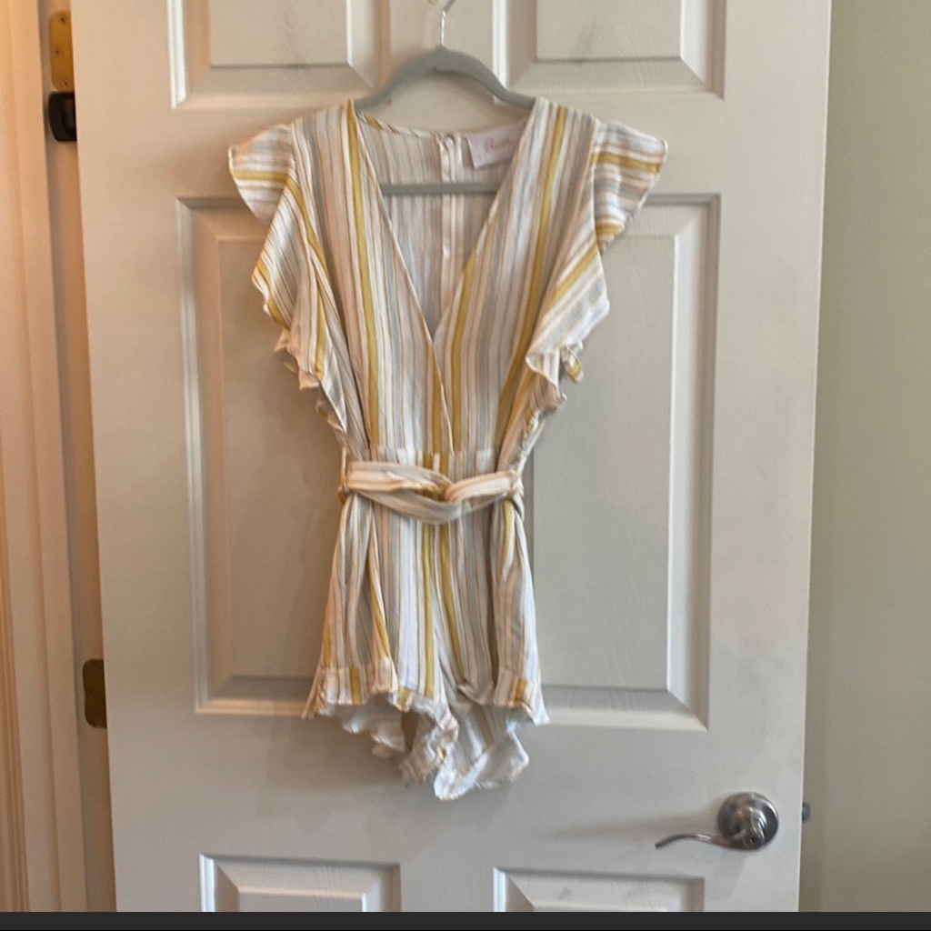 Blush Boutique Striped Romper